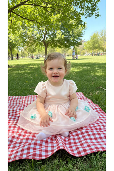 Jolanda Organza Floral Baby Dress/ Baby Girl Special Occasion & Birthday Dress