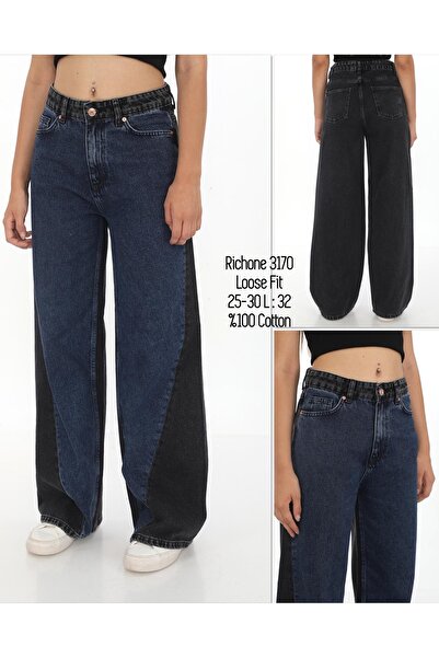 Pantastic Jeans Richone New Season New Product Double Color Loose Fit Women's Jeans