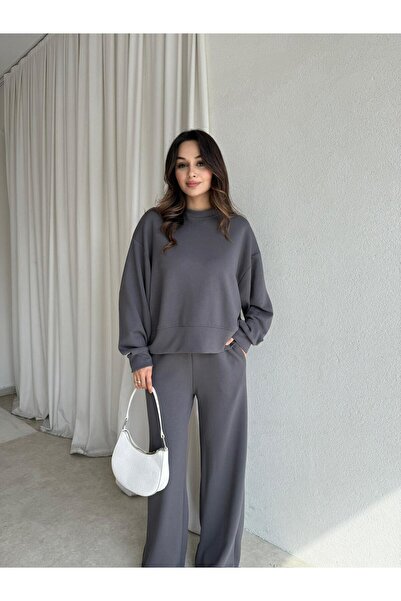 Mooi Butik Laura Suit 8556 - Gray