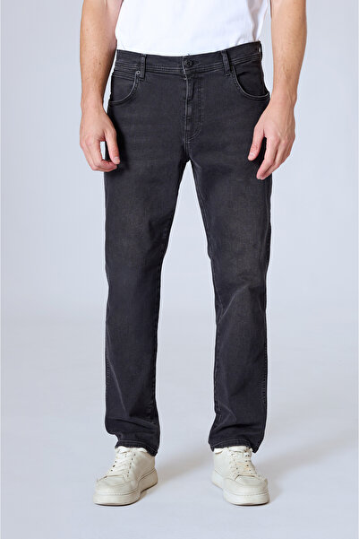 Twister Jeans Vegas 132-323 Dark Antracite Likralı Bol Kesim Erkek Kot Pantol...
