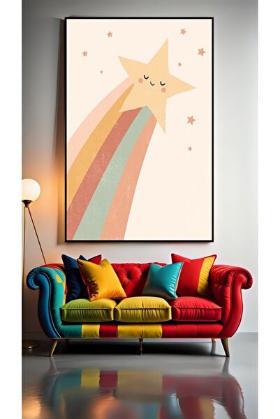 özkacar Stilul BOHEM Tailed Star Home Wall Salon Salon de înfrumusețare Birou...