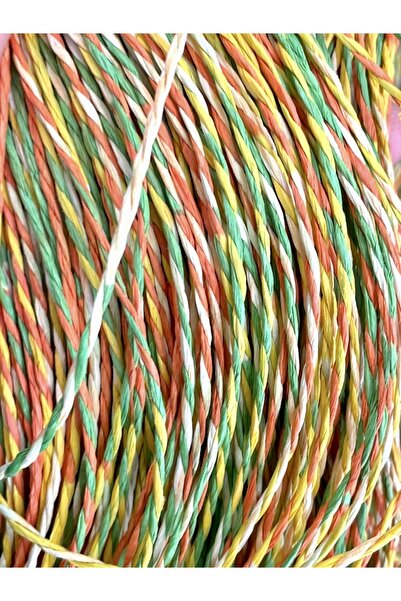 Kevser nur tuhafiye KAĞIT İP ( 2mm 25gr) Doğal Hasır Rafya Supla Naturel Çant...