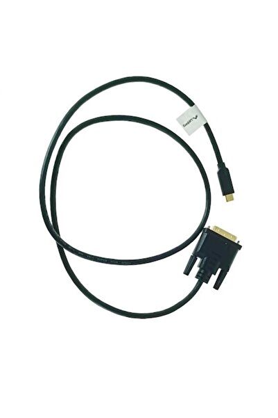 SOHO USB-C male to DVI-D 24+1 pin male video cable, HDR, 4K-60Hz, 1m, Black