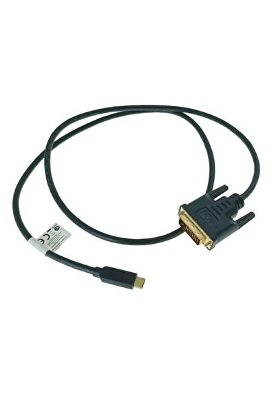 SOHO USB-C male to DVI-D 24+1 pin male video cable, HDR, 4K-60Hz, 1m, Black