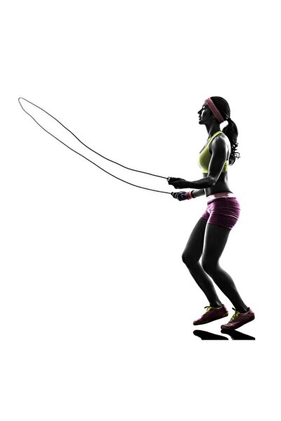 SOHO Coarda sport crossfit cu manere ergonomice, lungime 2.75 m, Green