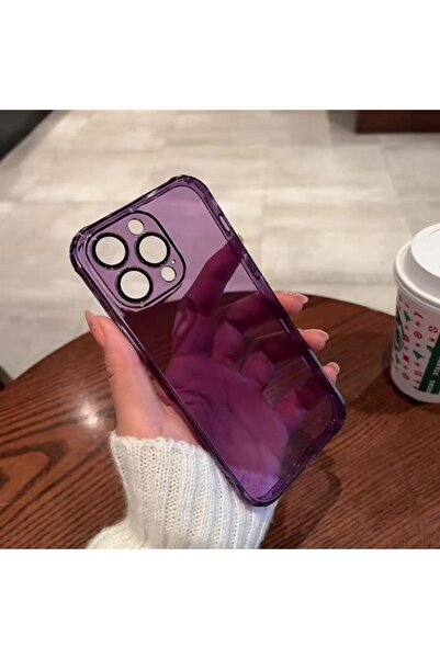 Zen Store غطاء حماية شفاف فاخر مطلي لهاتف iPhone 14 Pro Max