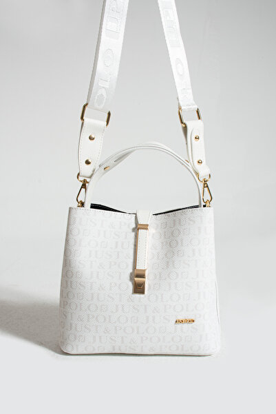 Just Polo Women's New Season White Shoulder Bag