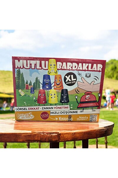 POZART مجموعة الألعاب السعيدة للأكواب XL لإدارة الوقت والبصريات