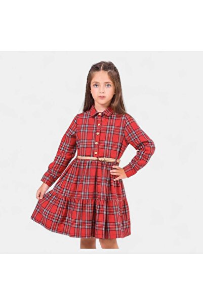 Wizzy Girl's Checkered Dress