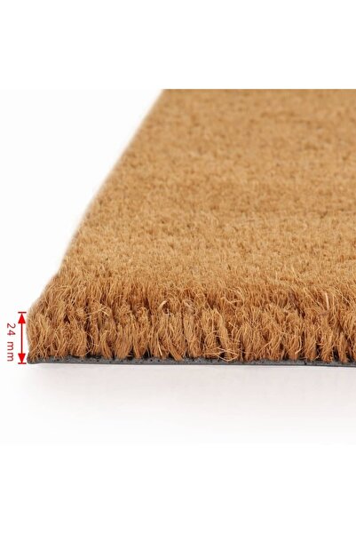 vidaxl Door Mats Coconut Fiber 2 Pieces, 24 mm, 40x60 cm, , 4.41 Kg
