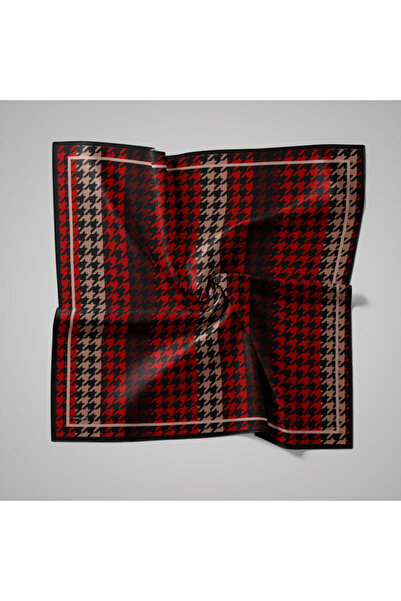 PİRAMİT Naturel Eşarp | Kaz Ayağı