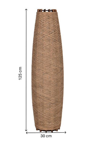 Efect Home Design Bohem,Ahşap,Jüt,Hasır,Doğal Lambader 125*32