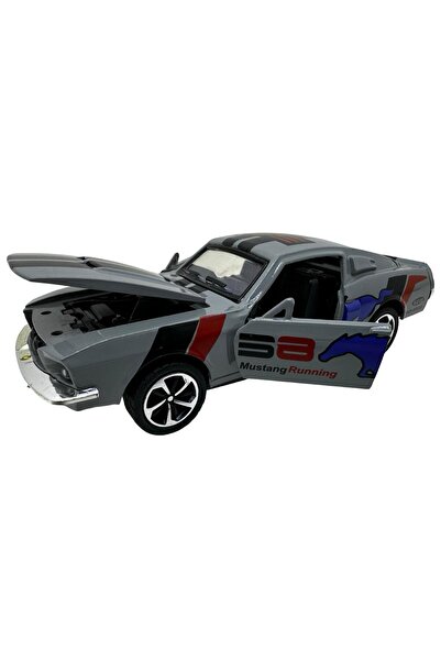 JPT 1:32 Grey Ford Mustang Model with Lights & Sounds