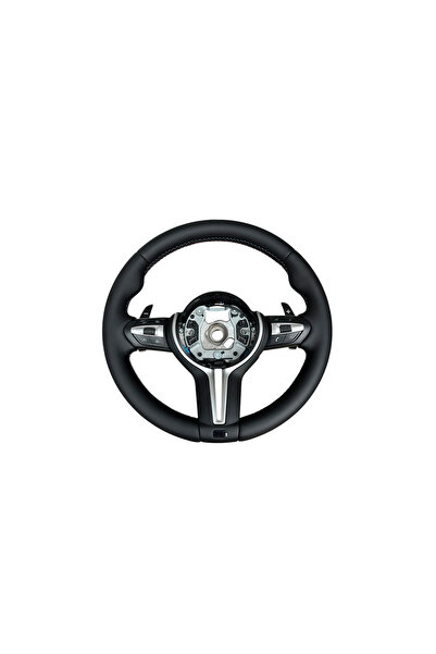 Lumi LUXURY Leather sports steering wheel compatible with BMW 5 Series F10 F11 F07 6 Series F06 F12 F13 7 F01 F02 models