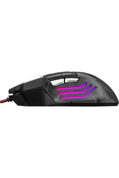 İMEXTECH Bilişim Burada HY-X7 3200Dpı 7 Button RGB Gamy Siyah Gaming Oyuncu Mouse (1,5mt Örgülü Kablo)