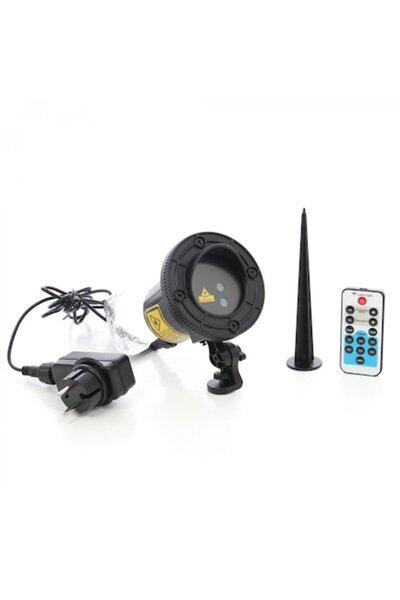 Lumi LUXURY Proiector laser de Crăciun cu telecomandă, culori roșu + verde, c...