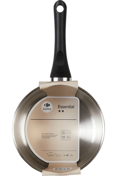 Carrefour Home Carrefour Home saucepan with handle, stainless steel, 18 cm, 2...