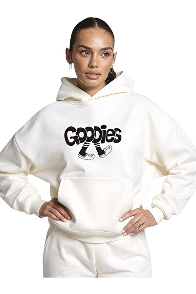 ArtYus سويت شيرت بقلنسوة كبير الحجم من القطن المطبوع بألوان خاصة للجنسين من G...