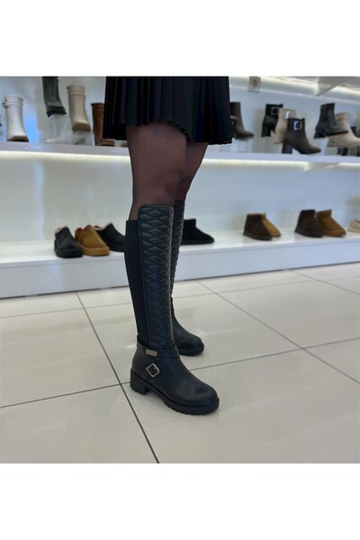 OEM Lorven Women's Leather Boots with Flexible Back