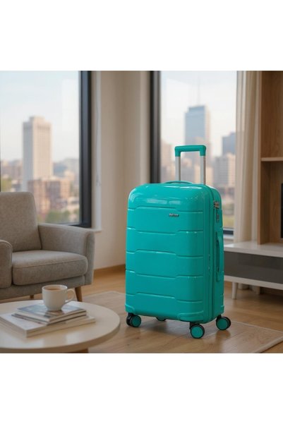 ZAAPPY Hard Case 20 Inch (7-10kg) Luggage Lightweight Unbreakable Suitcase, Secured Lock,