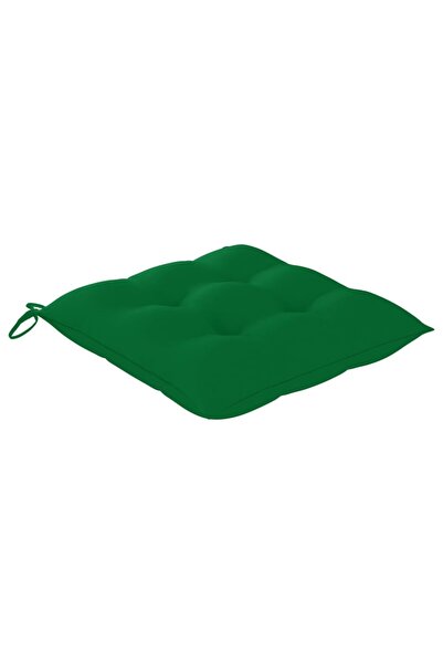 vidaxl Set perne de scaun vidaXL, 6 buc., verde, 40x40x7 cm, textil oxford