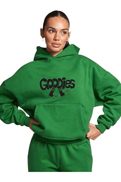 ArtYus Φούτερ Unisex Goodies Πολύχρωμο Ειδικό με τύπωμα Βαμβακερό oversized μ...