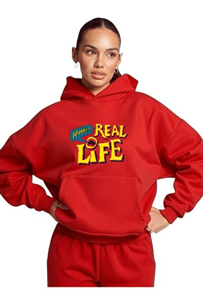 ArtYus Unisex stvarni životni šareni specijalni Štampano Pamuk Oversize kroj ...