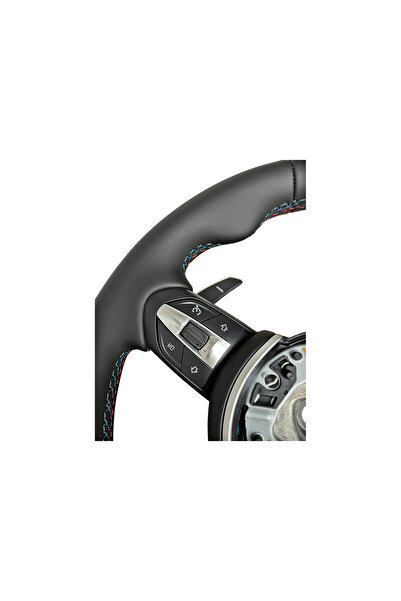 Lumi LUXURY Leather sports steering wheel compatible with BMW 3 Series E46 5 Series E39 7 Series E38 X3 E83 Z4 E85 E86 models