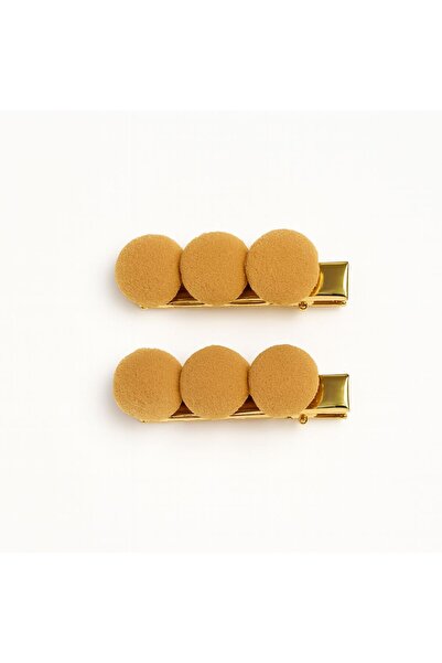 Shiklik Set de 2 catarame elegante din pluș moale pentru fete