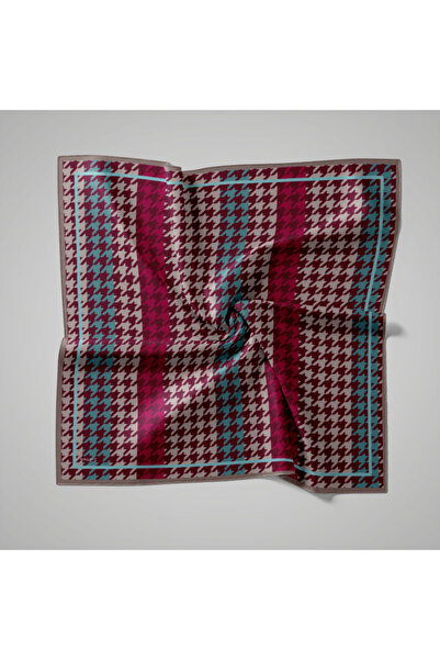 PİRAMİT Naturel Eşarp | Kaz Ayağı