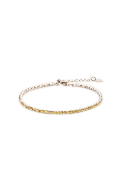 ElectraStore Brățară Tennis Argint Champagne