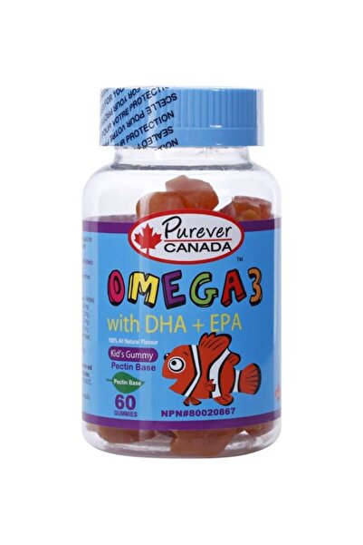 purever canada Omega 3 With Dha And Epa 60 Gummies