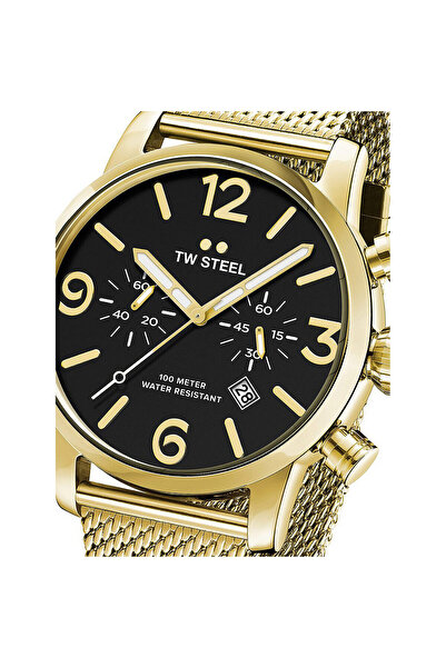 TW Steel Mens Watch MB24, Quartz, 48mm, 10ATM