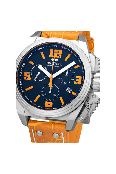 TW Steel Mens Watch TW1112, Quartz, 46mm, 10ATM