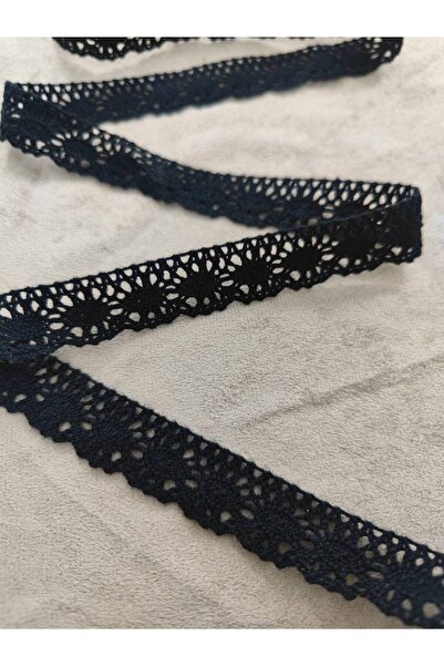 FASHİON DANTEL Cotton Kopanaki Lace 5 Meters 2.5 cm Wide Model 30 Black