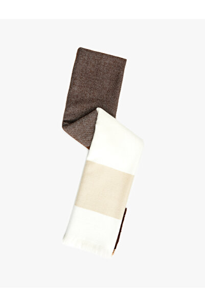 Koton Plaid Patterned Tasseled Long Scarf