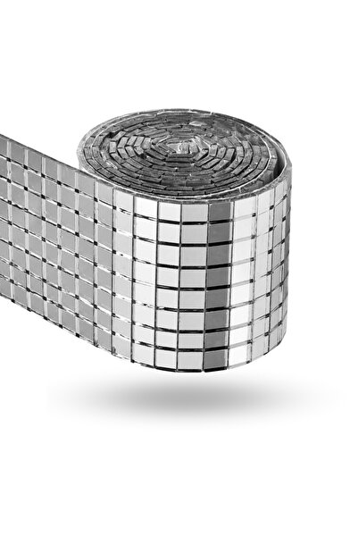 ForWhat 30X30CM Placi adezive pătrate din mozaic din sticlă argintie Panou decorativ cu oglindă pentru birou, acasă, birou, decor activ