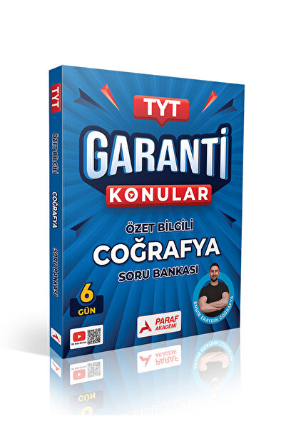paraf yayınları TYT COĞRAFYA GARANTİ KONULAR ÖZET BİLGİLİ SORU BANKASI-ENGİN ERAYDIN