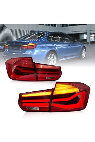 X POWER TUNİNG BMW F30 3.SERİ 2012-2018 KIRMIZI LCİ LEDLİ ARKA STOP