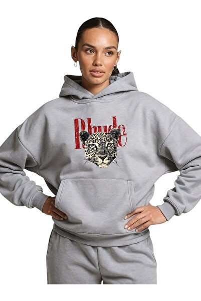 ArtYus Unisex Rhude Tiger Colorful Special cu imprimeu Bumbac supradimensiona...