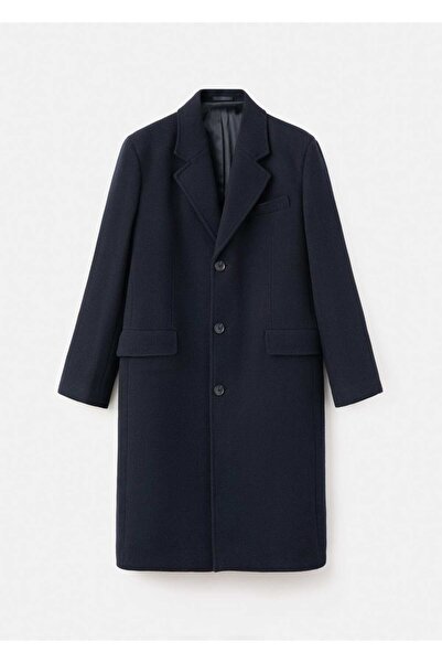 MANGO Man Uzun yün palto