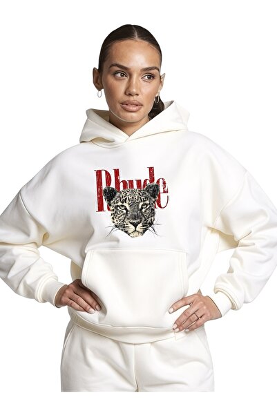 ArtYus Φούτερ Unisex Rhude Tiger Colorful Special με τύπωμα Cotton oversized ...