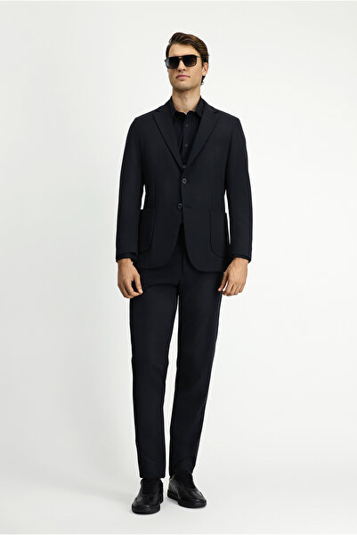Kiğılı Techno-Line Super Slim Fit Ekstra Dar Kesim Klasik Takım Elbise