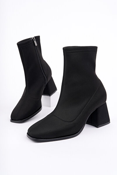 Madam Tarz CNG-2001 Kalın Topuklu Streç Bot