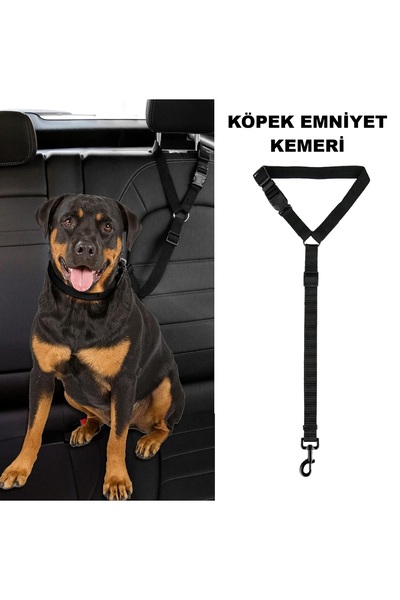 Ferdys Çok Amaçlı Köpek Emniyet Kemeri, Ayarlanabilir Köpek Araba Tasması, Evcil Hayvan Tasması