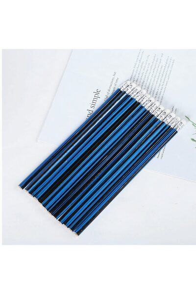 JML Creioane Grafit Fara Varf 12 seturi cu guma de sters 6 bucati 72 de creioane in total