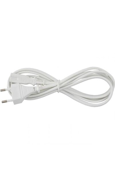 OEM Euro power cable - 2pin bipolar plug 2m conductor 2x0.75mm2 2.5A 500W white Somogyi Electron