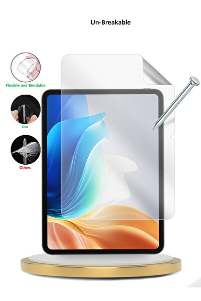 Wtech Oppo Pad Neo 4G 2024 (11.4 بوصة) غلاف هيدروجيل فاخر رفيع ومرن - شفاف