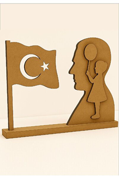 birlazer 29 Ekim 10 Kasım Atatürk Türk Bayrağı Ahşap Oyuncak Boyama Etkinlik Aktivite 1 Adet