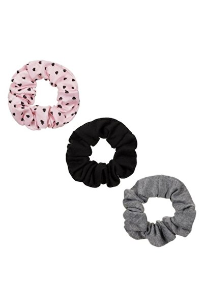 ANTBRO Set 3 elastice de păr pentru copii Antbro® mako negru, gri și roz cu i...